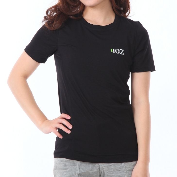 レディース半袖クルーネックカットソー / 抗酸化ウェア IOZ
